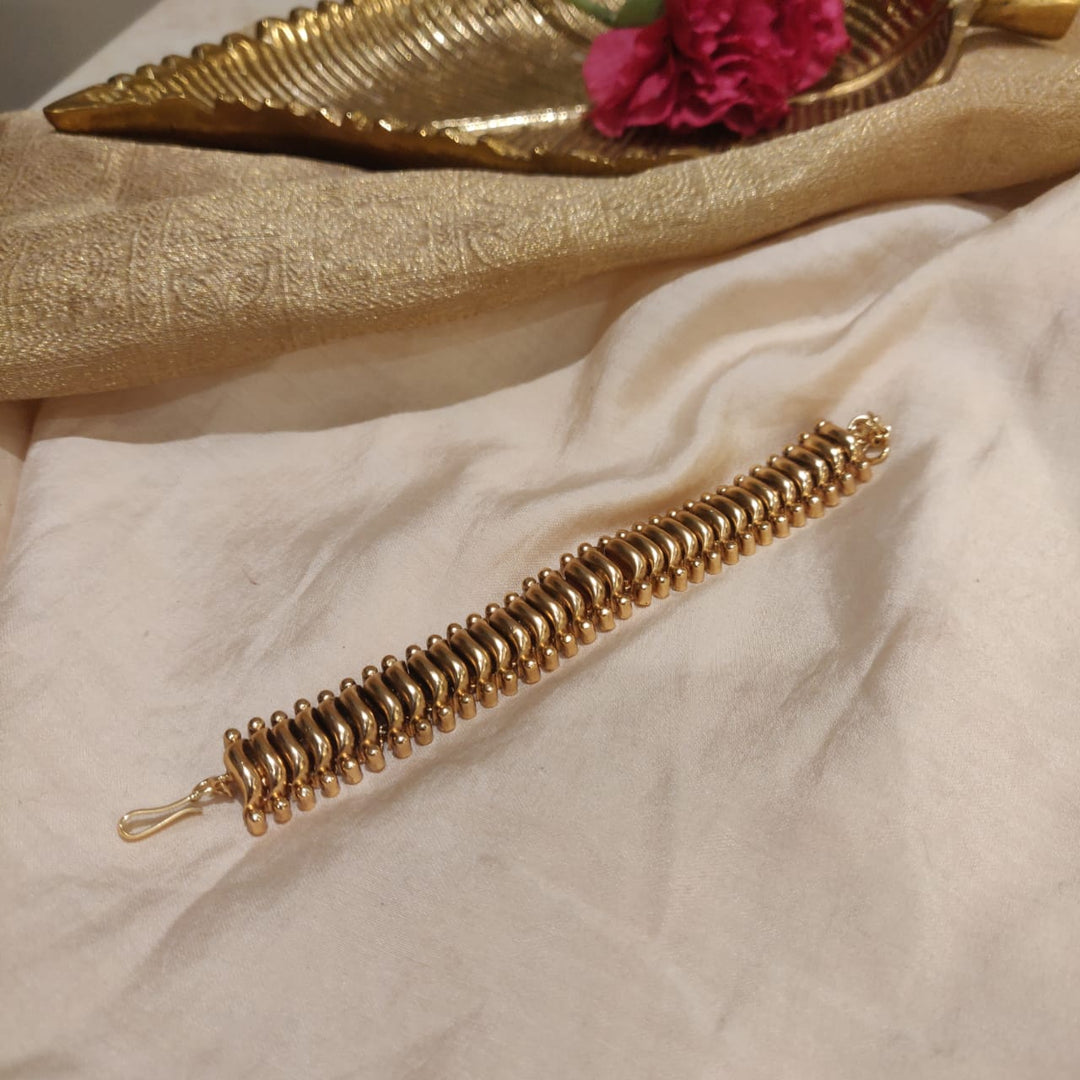 Unique Golden Bridal Hairaccessories