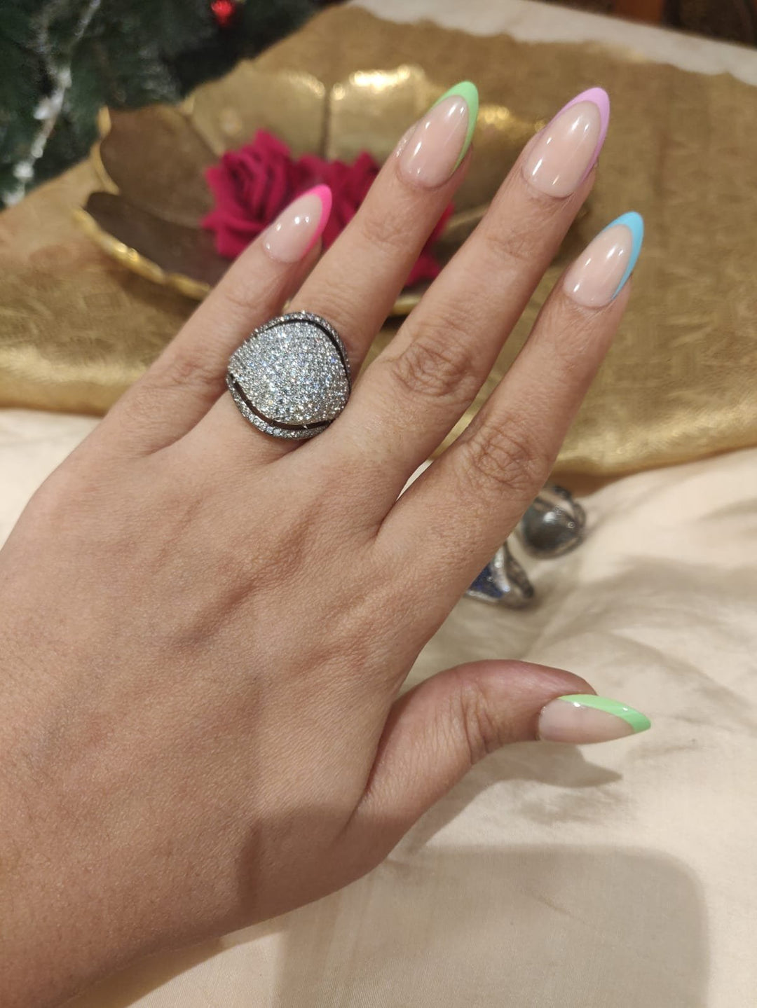 Exquisite Crystal Stone Ring