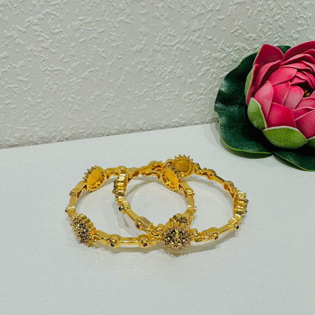 Laxmi green, red bangles