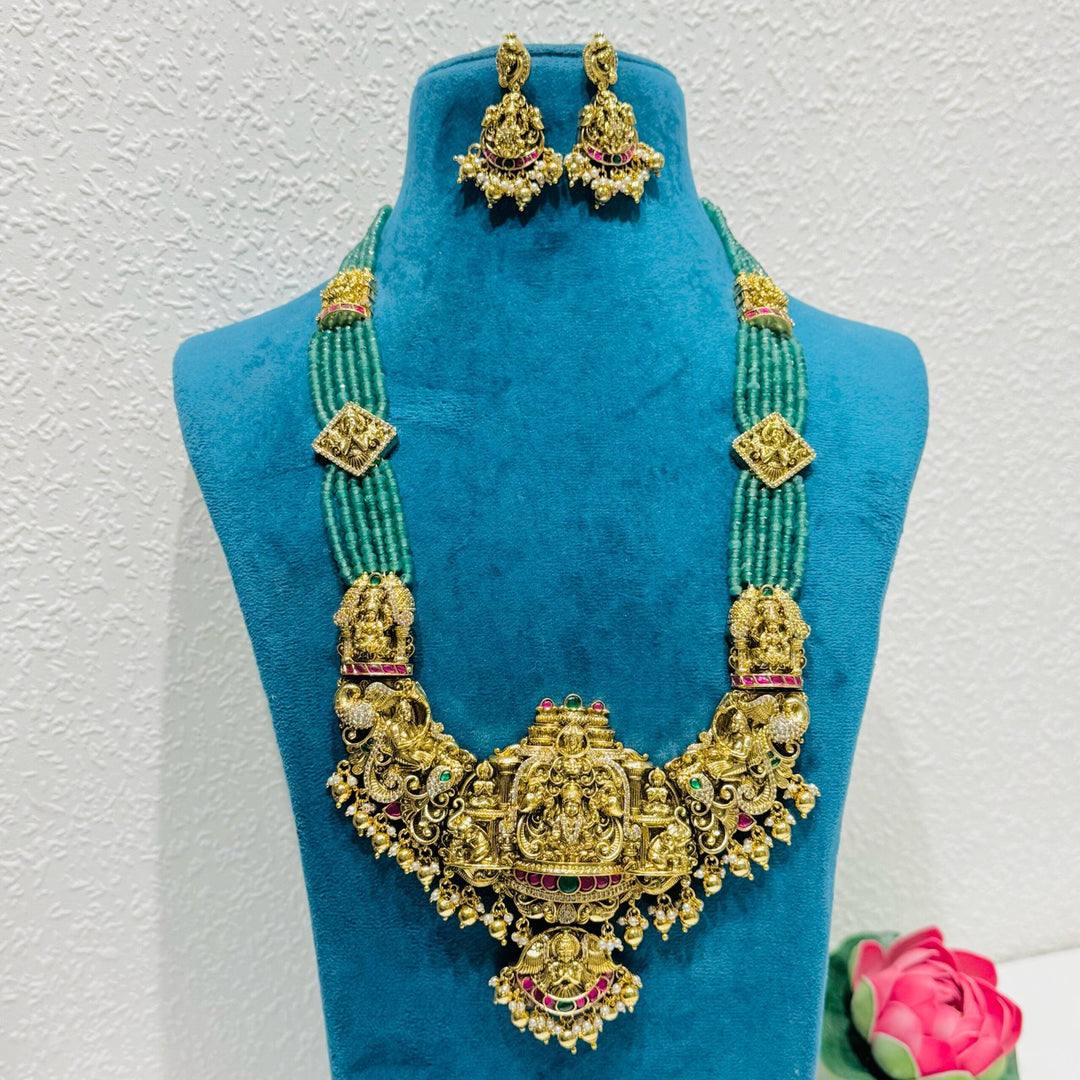 Laxmi design green bridal Haar