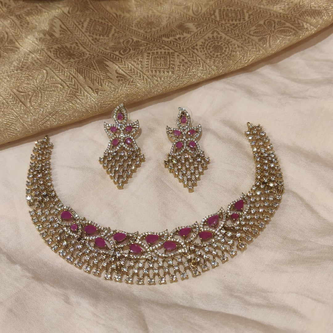 Inimitable Ruby Stone Choker