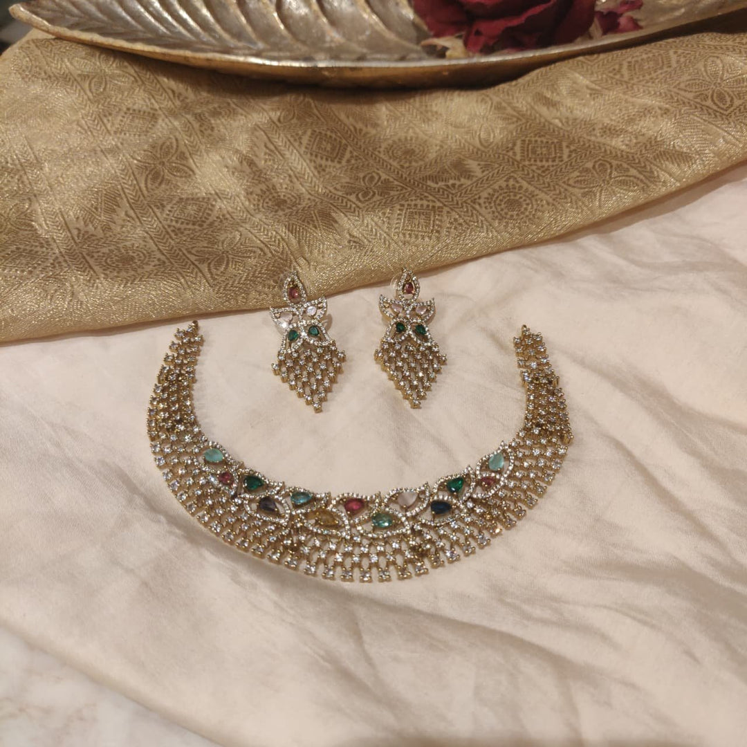 Timeless  Multicolour Stone Choker