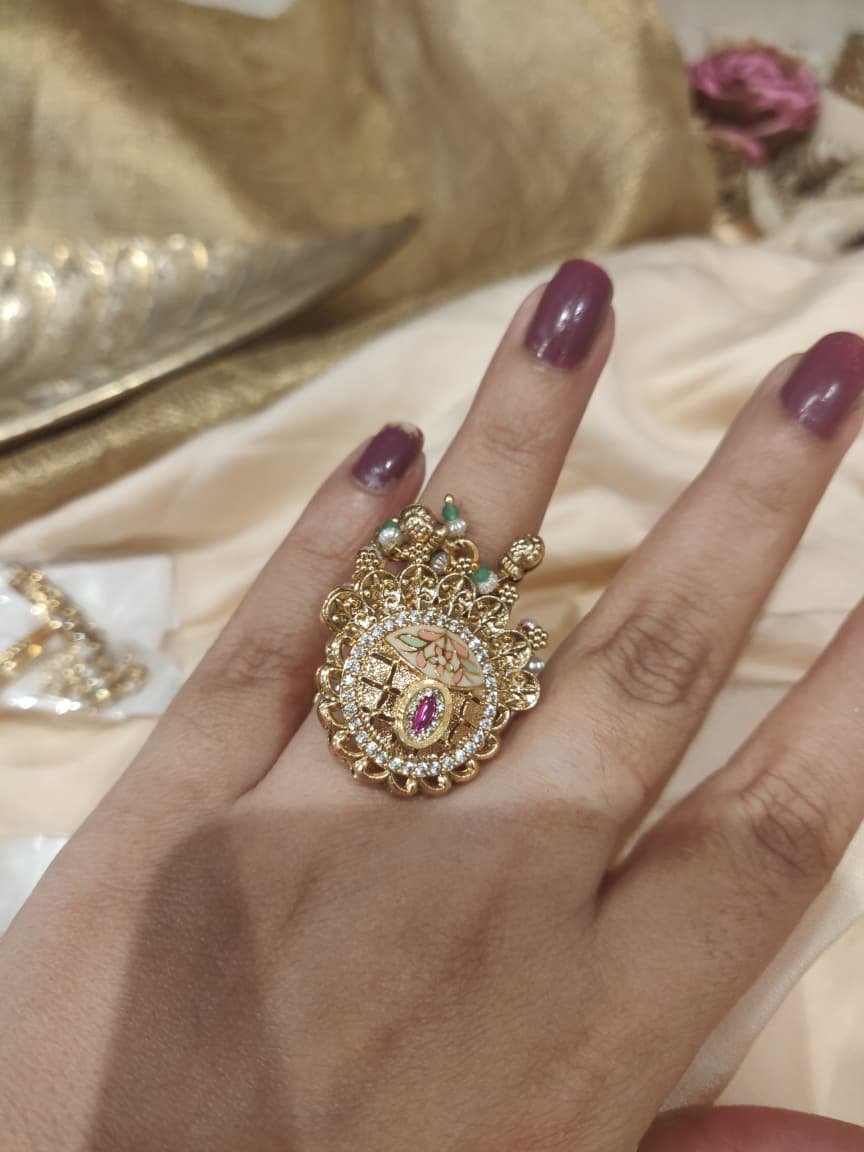 Lustrous Bridal Ring