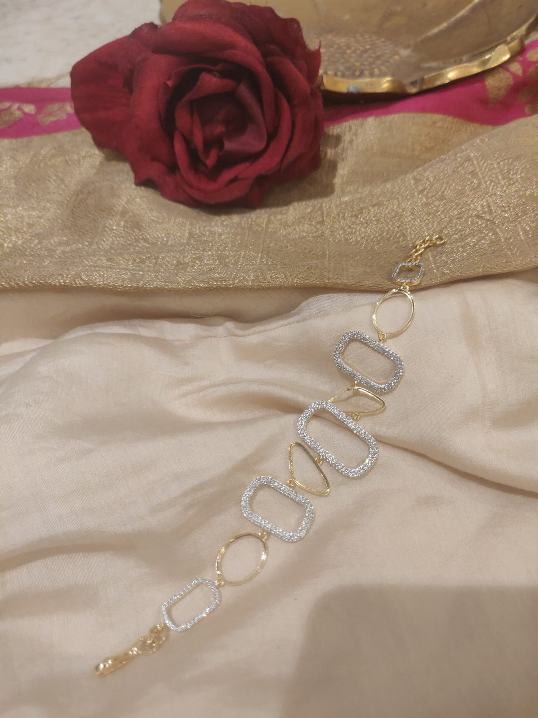 Opulent CZ Western Bracelet