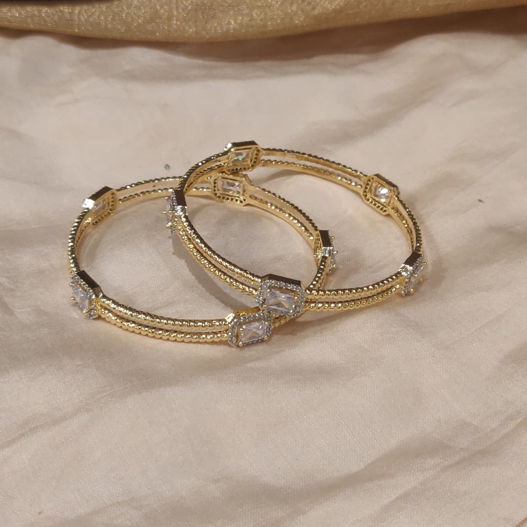 Divine Crystal Stone Kada Set of 2