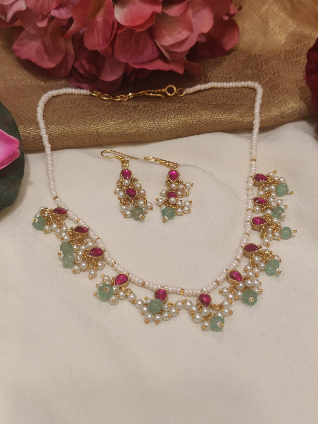 Unique Classic Handcrafted Meenakari Art Necklace