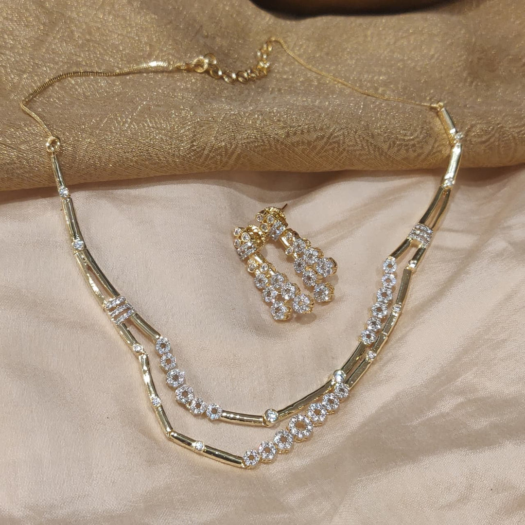 Refined Golden 2 Layer Necklace