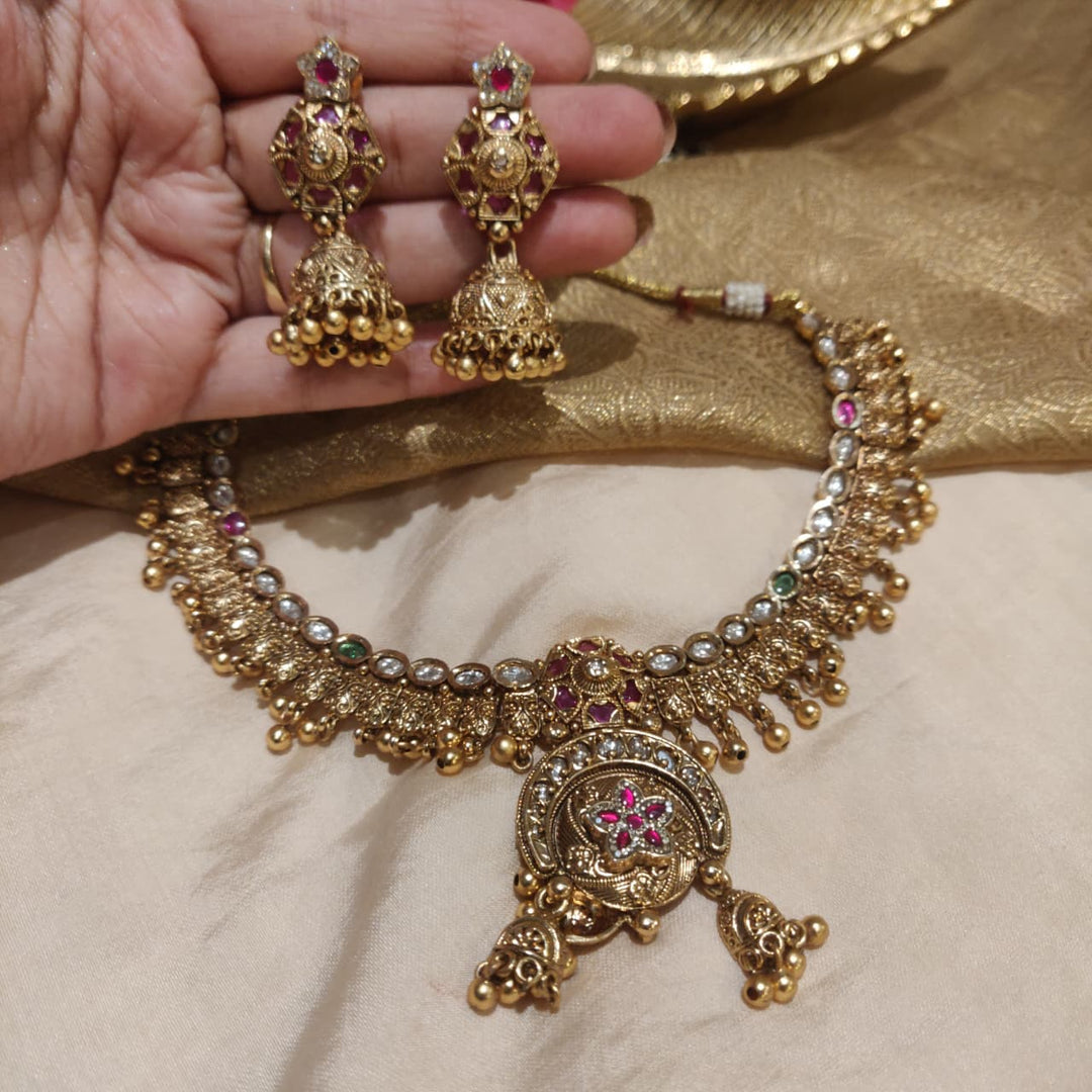 Radiant Traditional Designer Necklace Set