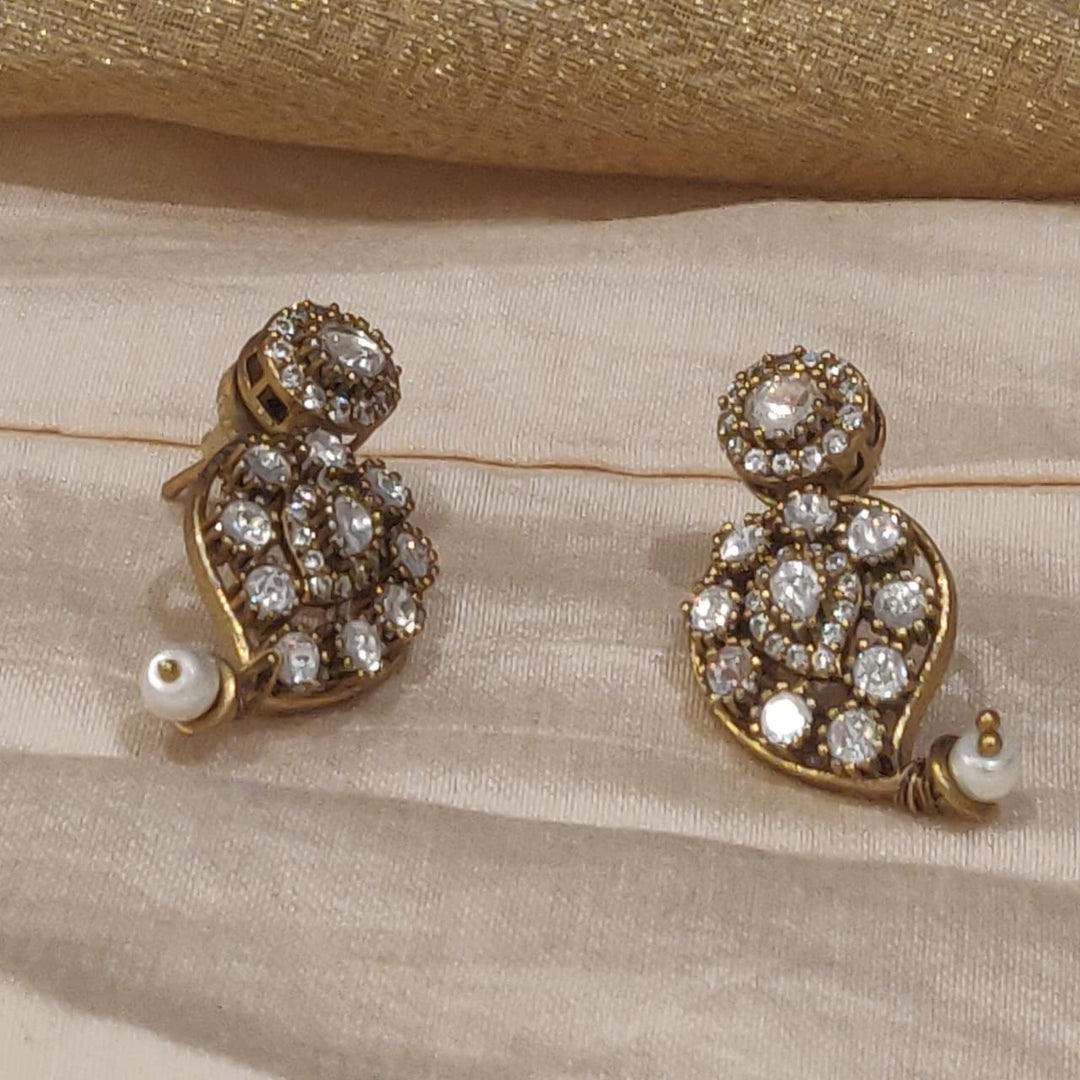 Elegant Crystal AD Stone Earring