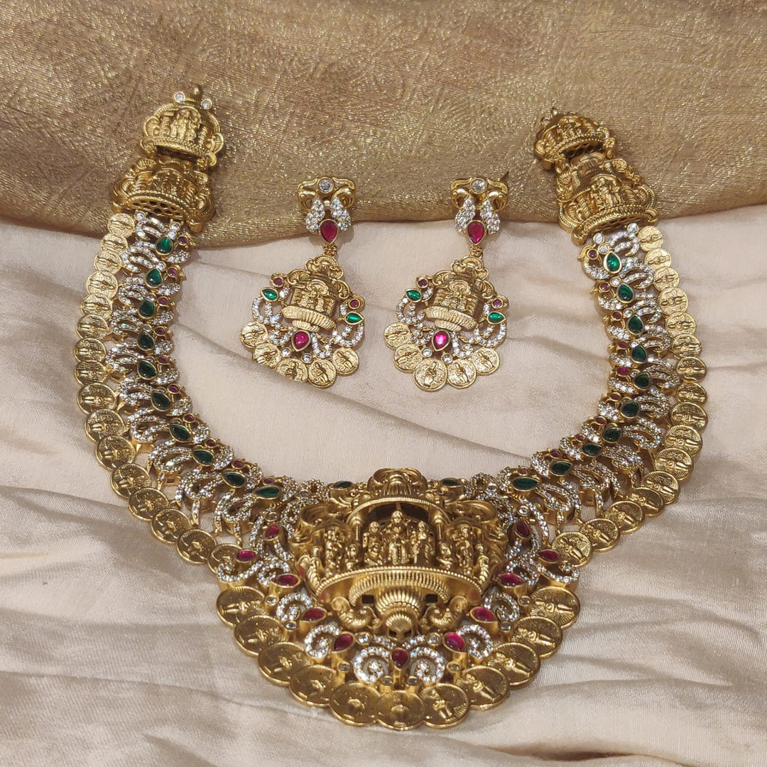 Radiant Coin Ramdaarbar Necklace