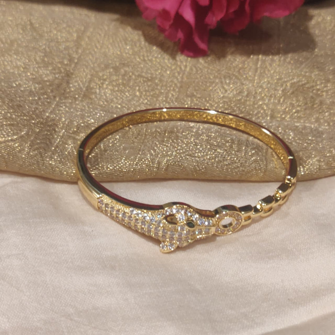 Timeless Golden AD Stone Kada