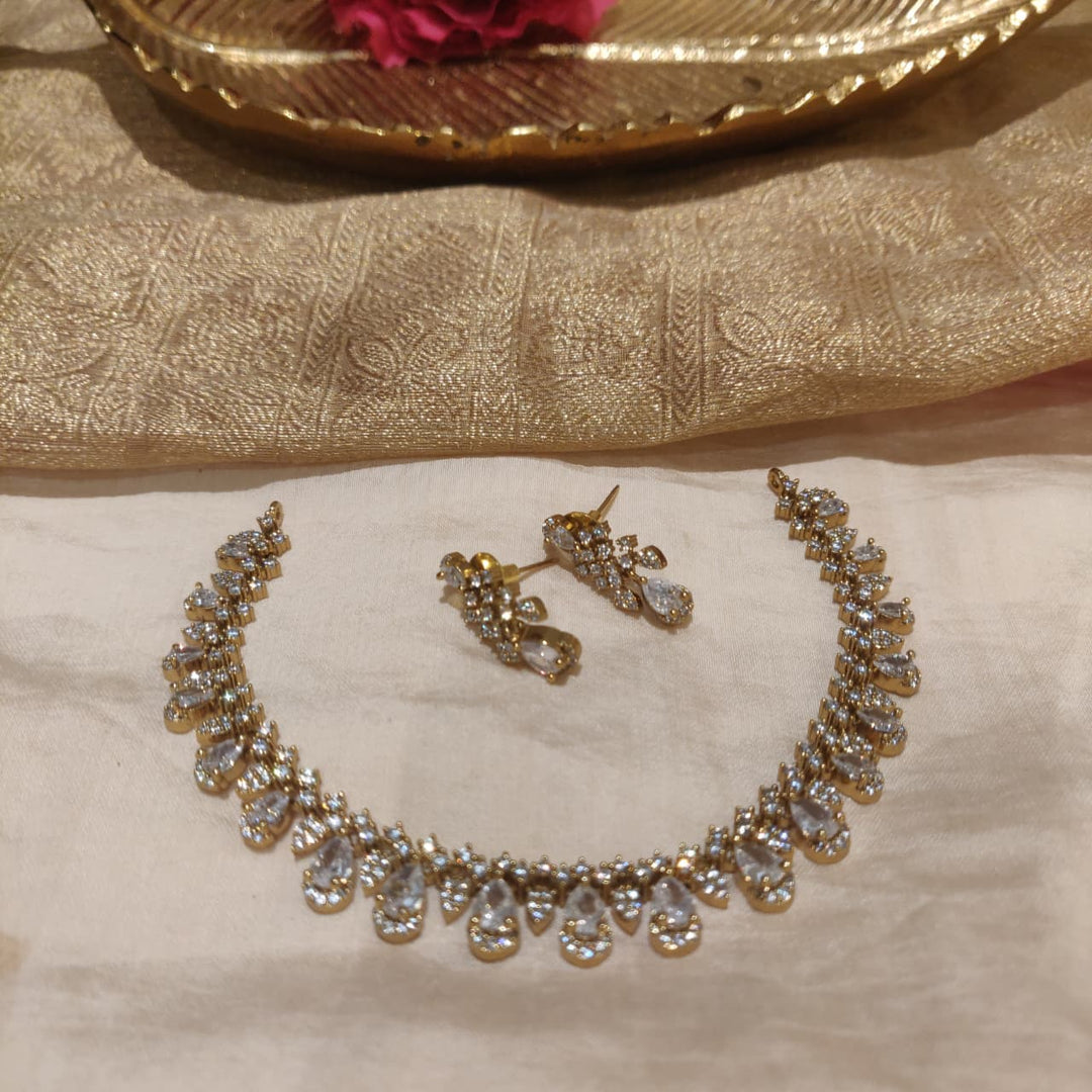 Dazzling AD Stone Necklace