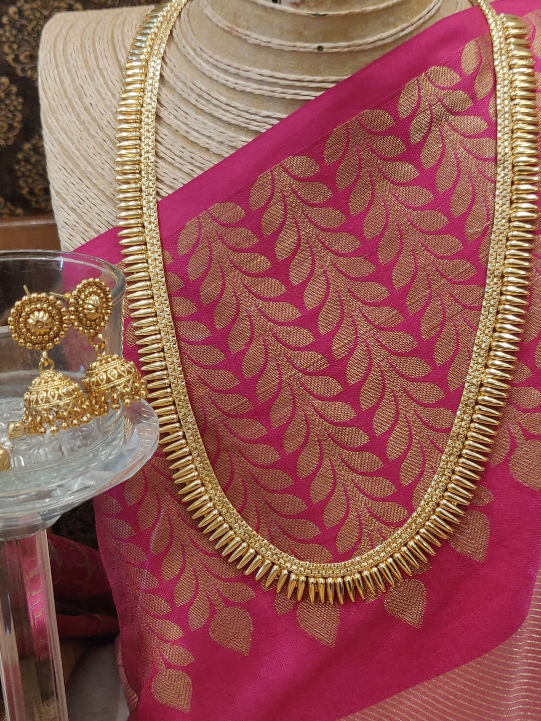 Designer Gold Long Necklace