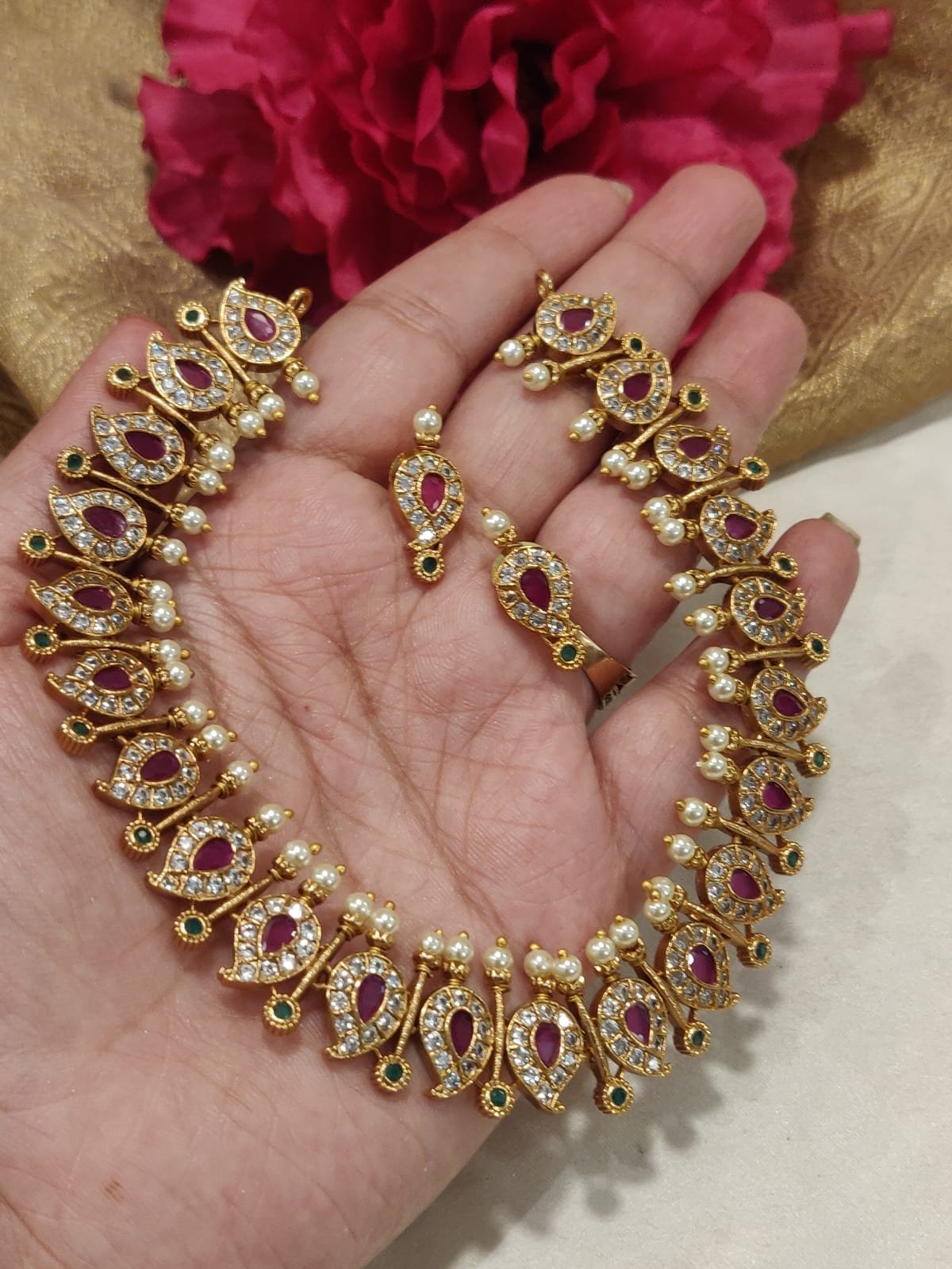Premium designer cz necklace