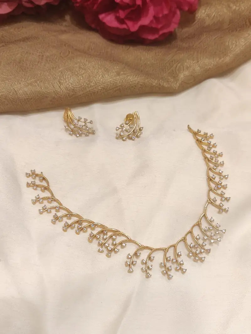 Unique Designer AD Styled Short Necklace