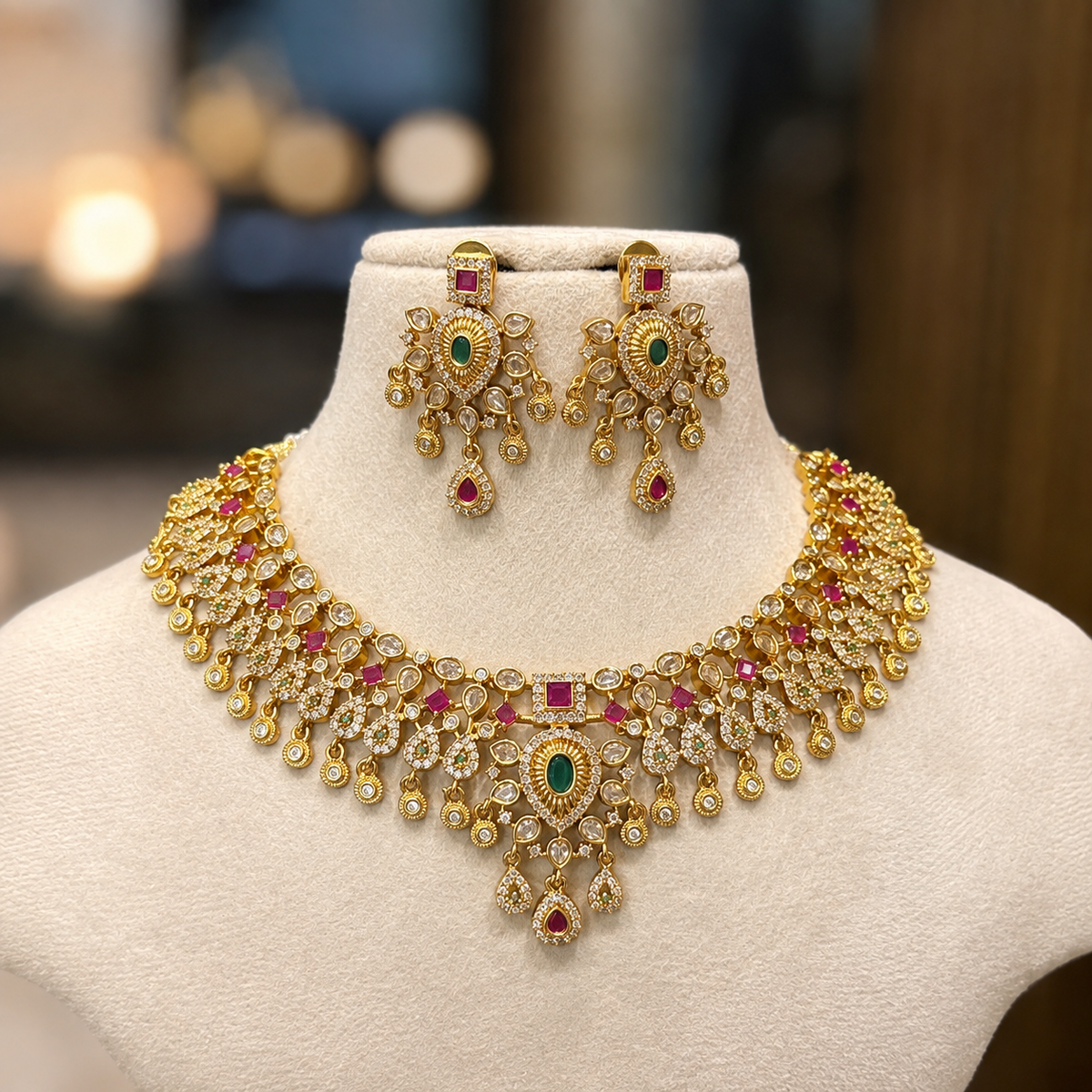 Designer ad princess necklace