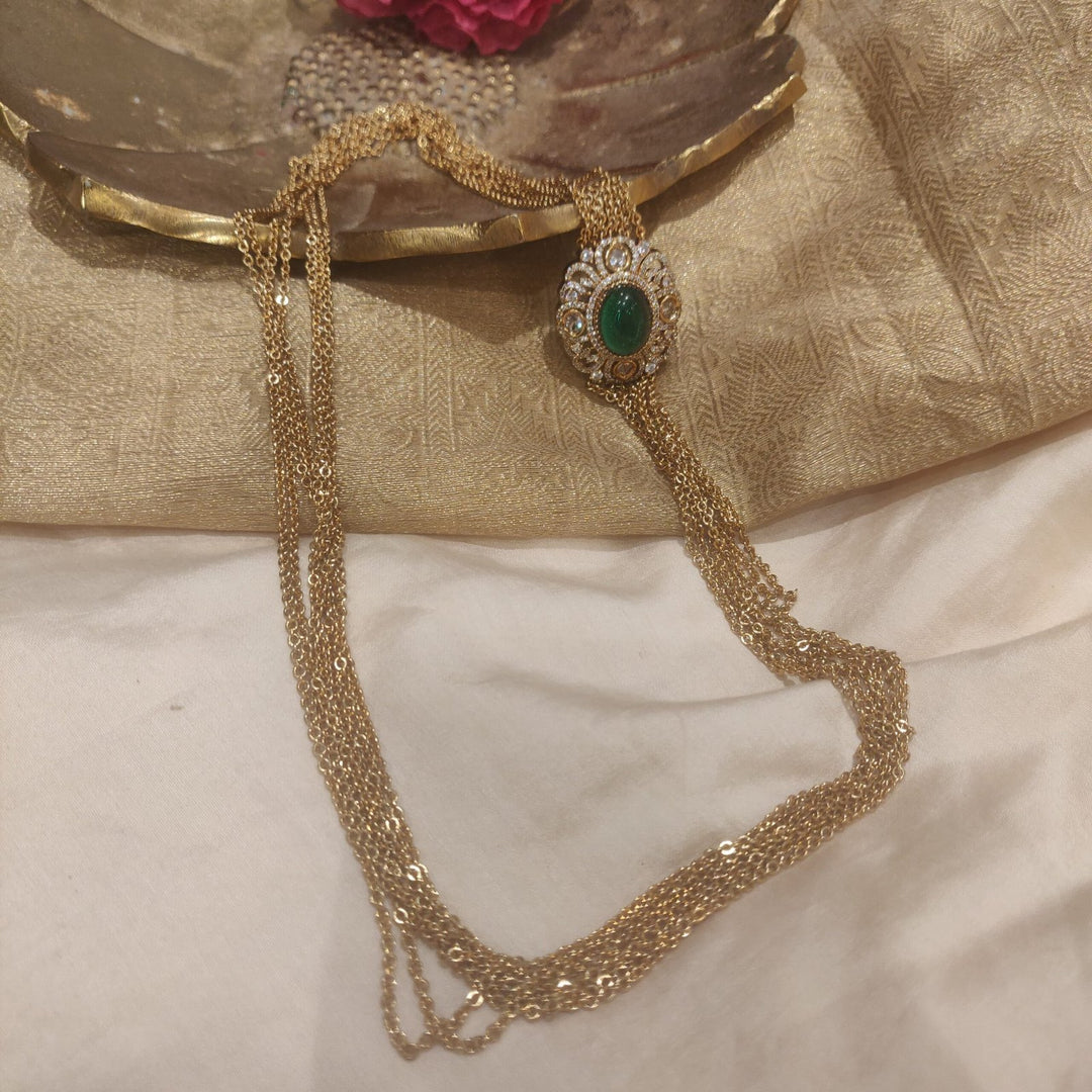 Emerald multi-layer golden Haar