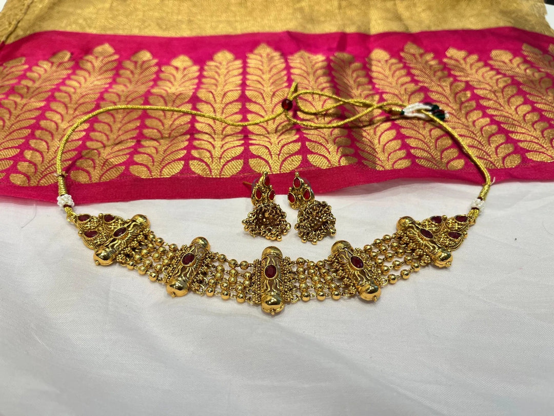Bridal Rajwadi Layered Choker